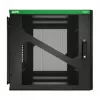 APC NetShelter armario rack de pared 12U con profundidad SAI lateral, negro