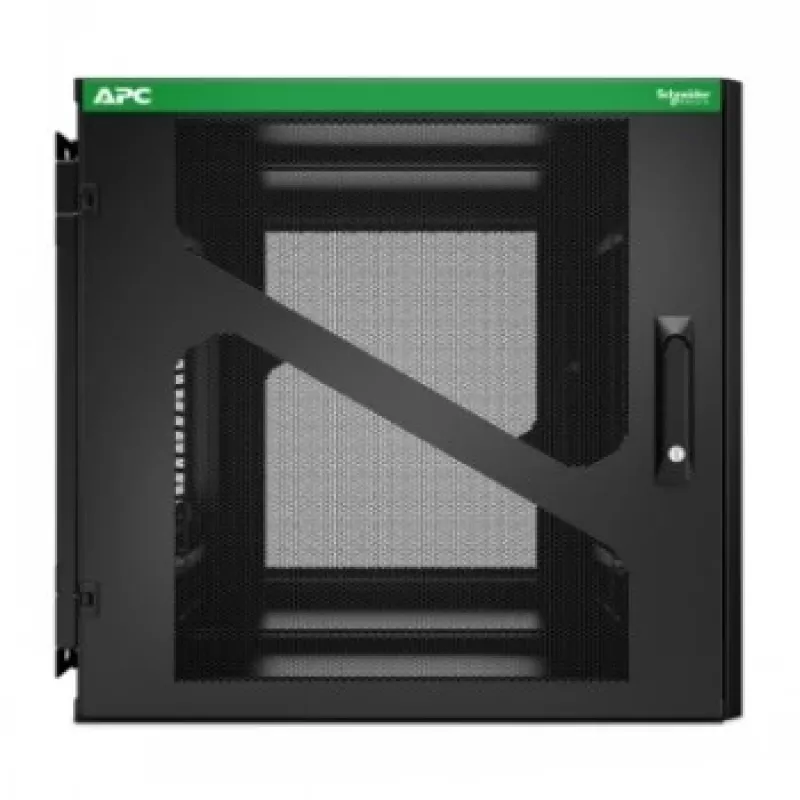 APC NetShelter armario rack de pared 12U con profundidad SAI lateral, negro