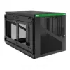 APC NetShelter armario rack de pared 12U con profundidad SAI lateral, negro