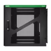 APC NetShelter armario rack de pared 12U con profundidad SAI lateral, negro