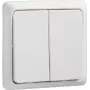 APC Schneider Electric Merten System M conmutador, blanco polar termoplástico, 10AX 250V, empotrar, IP20, bornes de tornillo, libre de halógenos 506254