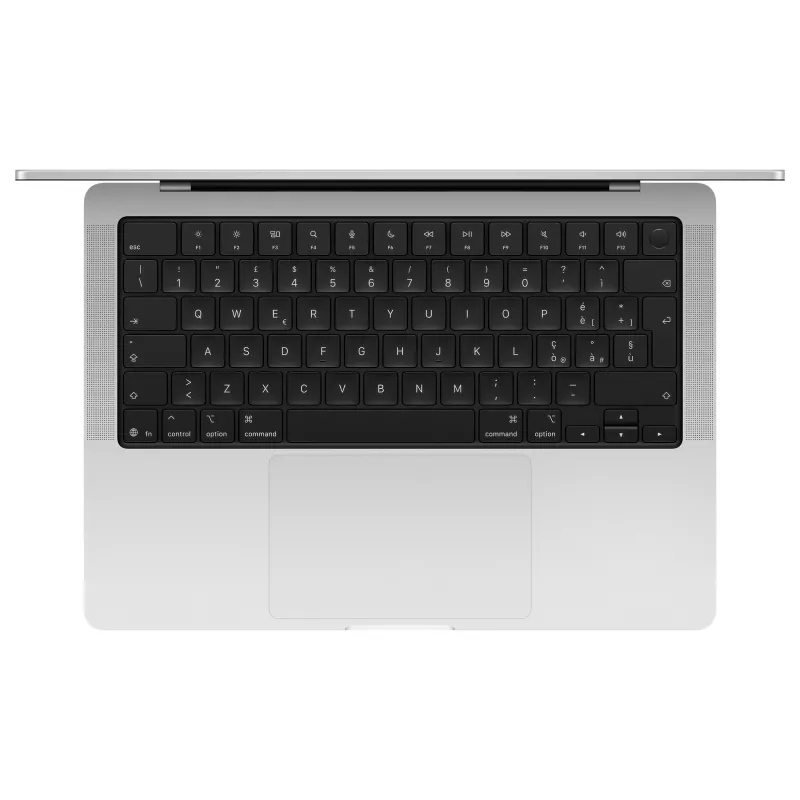 Apple MacBook Pro 14 M5 plata, CPU M5-10C, GPU 10C, 24GB RAM, 1TB SSD, teclado alemán, cristal Nanotexture, fuente de alimentación USB-C 96W