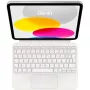 Apple Magic Keyboard Folio con trackpad - inglés británico (QWERTY) - blanco - para iPad (10.ª generación)