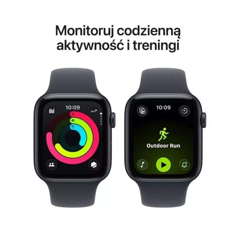 Apple Watch SE 3 (2025) GPS 40mm Caja de aluminio Midnight, correa deportiva Midnight S/M