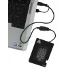 Disco duro externo Apricorn Aegis Padlock Fortress A25-3PL256-500F - 500GB - USB 3.2 Gen 1 - cifrado por hardware AES 256-bit - negro