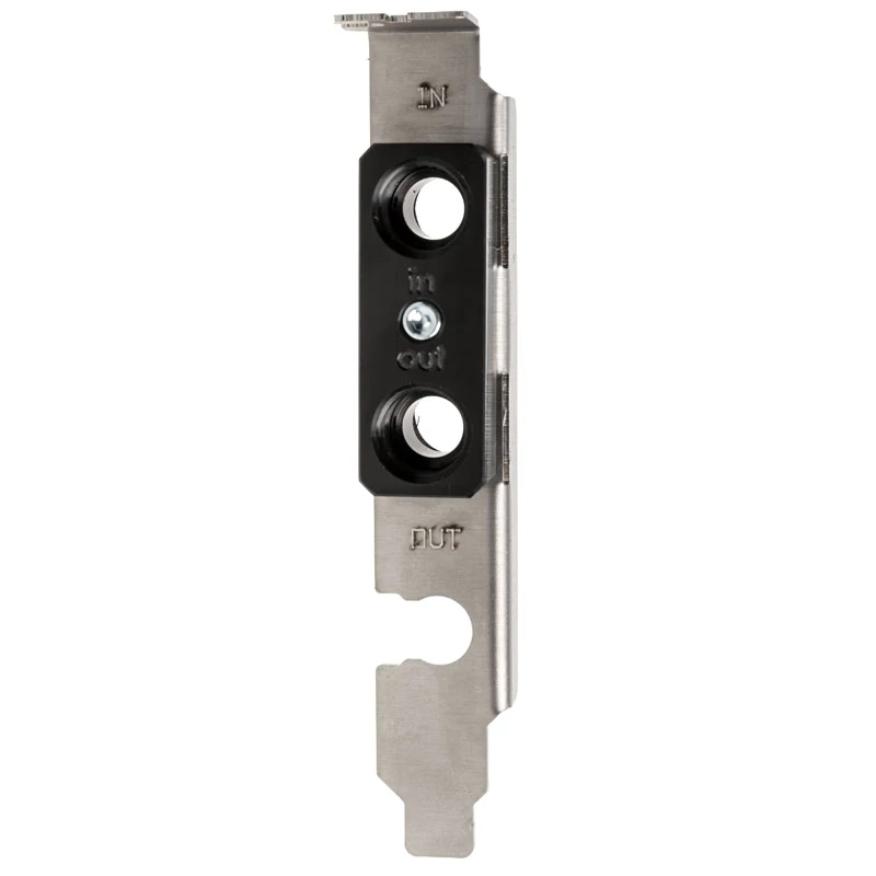 Aqua Computer pasamuros G1/4 con soporte de ranura para paso externo de refrigeración líquida