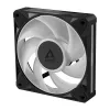 Arctic BioniX P12 A-RGB ventilador de caja PWM de 120mm con Daisy Chain, 450-3000 RPM, 129 m³/h, negro