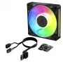 Arctic BioniX P12 A-RGB ventilador de caja PWM de 120mm con Daisy Chain, 450-3000 RPM, 129 m³/h, negro