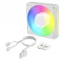 Ventilador de caja Arctic BioniX P12 A-RGB White 120mm PWM, 450-3000 rpm, RGB direccionable, Daisy Chain