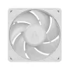 Arctic BioniX P12 A-RGB White pack de 3 – ventilador de caja PWM de 120mm con RGB direccionable y Daisy Chain, 450-3000 rpm