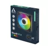 Arctic BioniX P14 A-RGB Ventilador de caja 140mm PWM con Daisy Chain, 400-2500 rpm, 186 m³/h, Negro