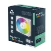 Arctic BioniX P14 A-RGB (blanco) pack de 3 | Ventilador de caja de 140 mm PWM con iluminación A-RGB, 400-2500 rpm