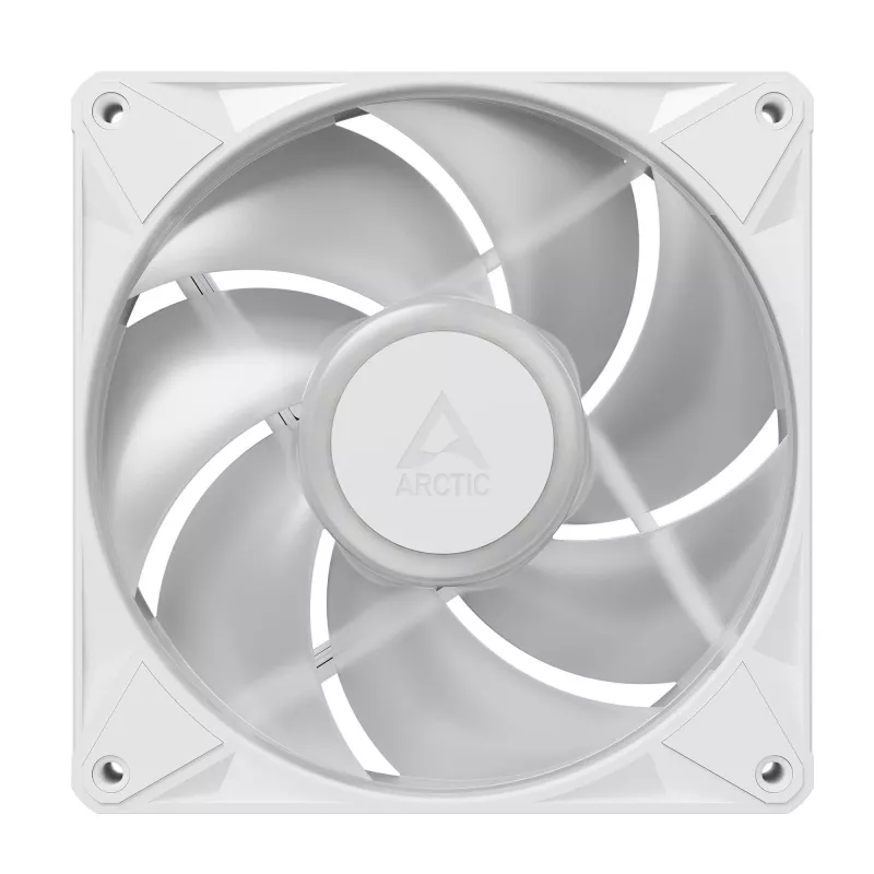 Arctic BioniX P14 A-RGB (blanco) pack de 3 | Ventilador de caja de 140 mm PWM con iluminación A-RGB, 400-2500 rpm