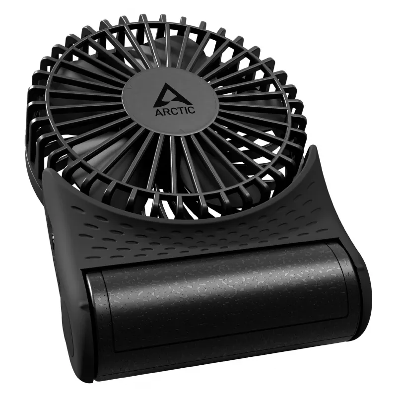 Arctic Summair 2Go Ventilador de mesa recargable - 10 cm (Negro)