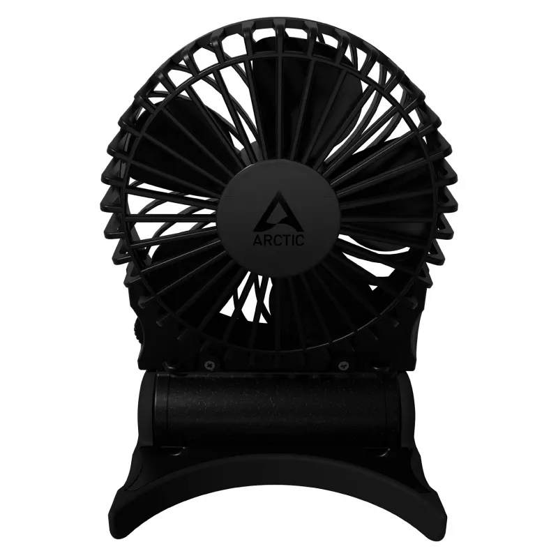 Arctic Summair 2Go Ventilador de mesa recargable - 10 cm (Negro)