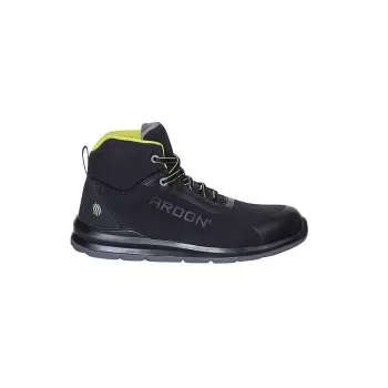 Ardon Softex High S1P Zapatos de seguridad talla 45 negro gris puntera composite entresuela Kevlar
