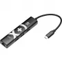 Arduino estación de acoplamiento USB-C TPX00241 8 en 1 con HDMI, Ethernet, 65W PD, negra