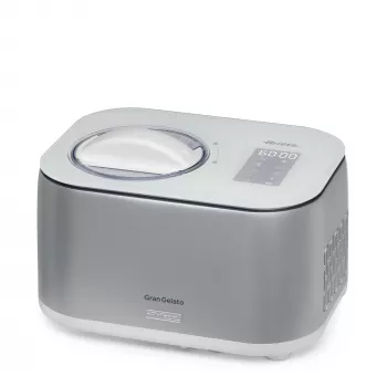 Ariete 0644/00 Máquina de helados con compresor, 1,5 L, acero inoxidable, 35 min, 150 W