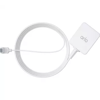 ARLO adaptador de carga USB enchufe europeo a USB-C 7,6 m exterior blanco