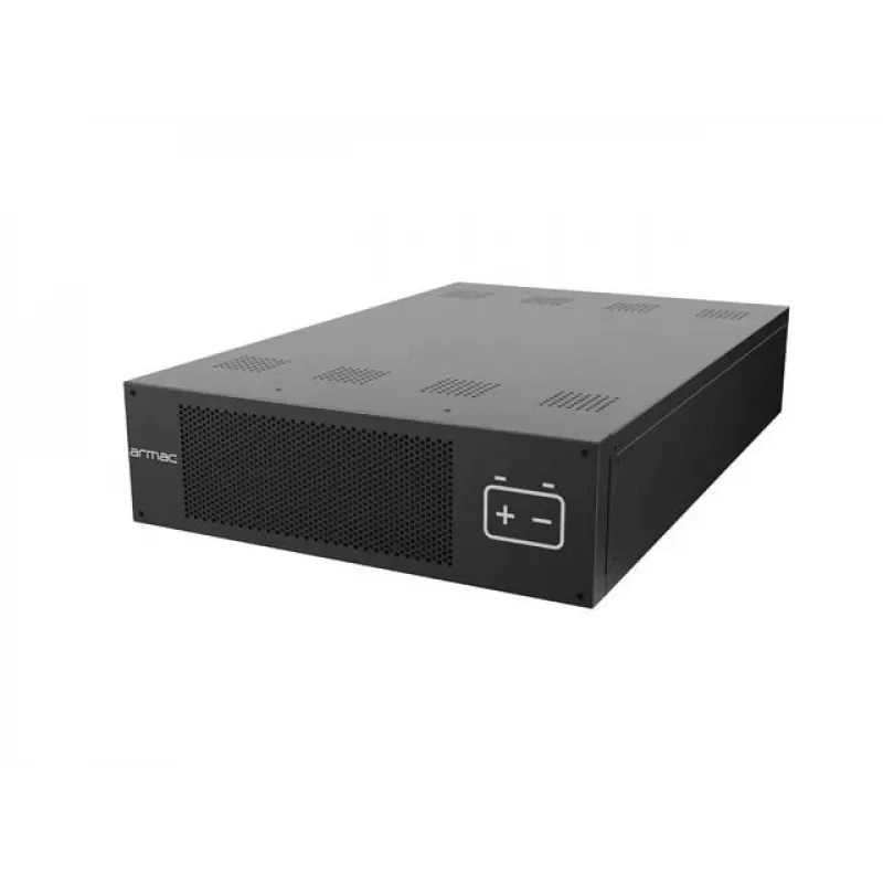 ARMAC B/2009/R/DF Batería externa rackmount 3U para SAI de la serie Rack Online DF 6kVA/10kVA, 20x baterías VRLA de 12V 9Ah, 240V DC, negro