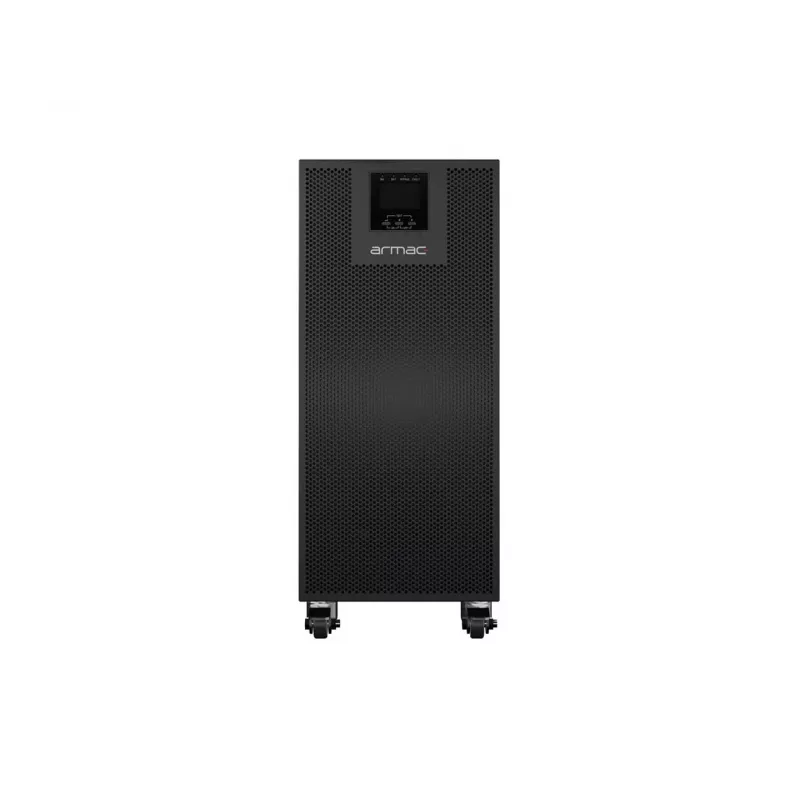 ARMAC Office On-Line PF1 SAI de doble conversión 10000VA 10000W, torre, 8x IEC C13 + 2x IEC C19, LCD, USB/RS-232, carcasa metálica, protegido contra el polvo
