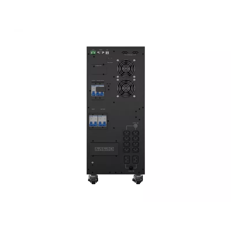 ARMAC Office On-Line PF1 SAI 6000VA 6000W en rack/torre, doble conversión, 8x IEC C13, 2x IEC C19, LCD, carcasa metálica antipolvo