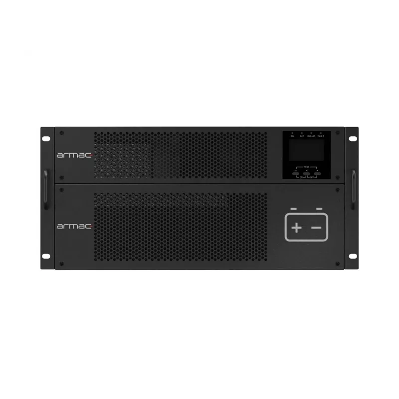 ARMAC R/10000I/PF1/DF SAI online de doble conversión rackmount de 10000VA, 10 salidas, LCD, carcasa metálica, antipolvo