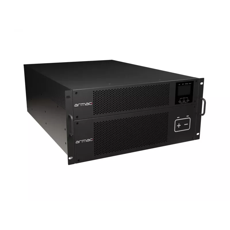ARMAC R/10000I/PF1/DF SAI online de doble conversión rackmount de 10000VA, 10 salidas, LCD, carcasa metálica, antipolvo