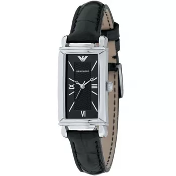 ARMANI AR0278 Reloj para mujer cuarzo 20mm acero inoxidable plata blanco