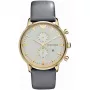 Reloj ARMANI AR0386 hombre Classic cuarzo analógico 40mm esfera plateada correa de piel marrón
