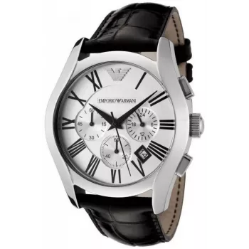 ARMANI AR0669 cronógrafo de acero inoxidable hombre, 42 mm