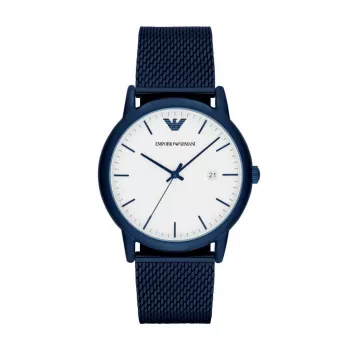 ARMANI AR11025 Reloj de hombre 43mm Acero Inoxidable Cuarzo Analógico Esfera negra