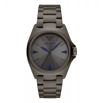 ARMANI Reloj hombre AR11381 cuarzo analógico 40mm acero inoxidable esfera azul