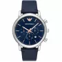 Armani Reloj cronógrafo hombre de acero inoxidable AR11451 46mm