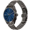 ARMANI AR11481 Reloj de cuarzo cronógrafo para hombre Luigi 43mm esfera negra correa de piel negra