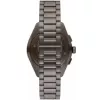 ARMANI AR11481 Reloj de cuarzo cronógrafo para hombre Luigi 43mm esfera negra correa de piel negra