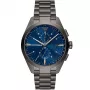 ARMANI AR11481 Reloj de cuarzo cronógrafo para hombre Luigi 43mm esfera negra correa de piel negra