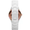 ARMANI AR1418 Reloj de cuarzo de mujer 28mm cerámica blanca