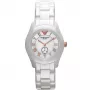ARMANI AR1418 Reloj de cuarzo de mujer 28mm cerámica blanca