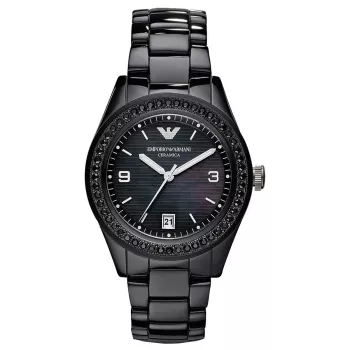 Armani AR1423 Reloj de cerámica para mujer 39mm blanco