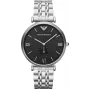 ARMANI Reloj de cuarzo analógico hombre AR1676 40mm esfera negra correa de piel