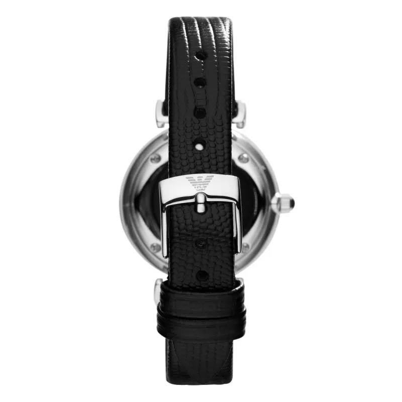 Armani Reloj de mujer AR1678, acero inoxidable en tono oro rosa, 32 mm