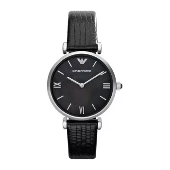 Armani Reloj de mujer AR1678, acero inoxidable en tono oro rosa, 32 mm