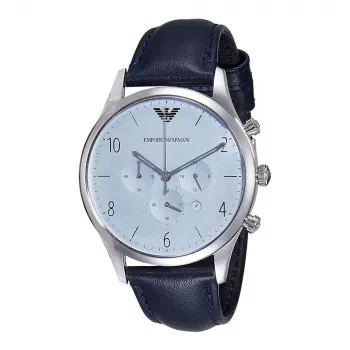 Armani AR1889 Reloj cronógrafo hombre 42mm acero inoxidable esfera negra