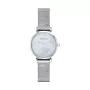 Armani Reloj de cuarzo mujer AR1955 32mm caja de acero inoxidable esfera blanca correa de piel marrón