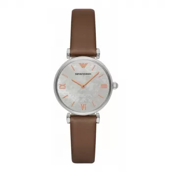 ARMANI AR1988 reloj de mujer analógico de cuarzo 32mm brazalete de malla milanesa de acero inoxidable oro rosa
