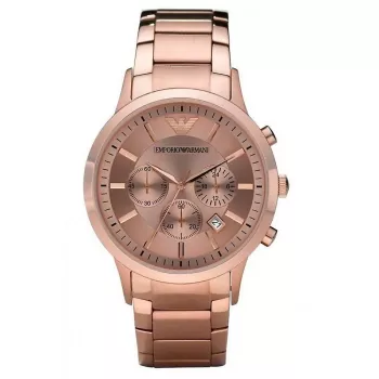 Armani AR2452 Reloj cronógrafo de hombre 43mm Acero inoxidable Esfera azul