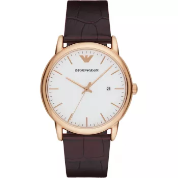 ARMANI AR2502 Reloj de pulsera de cuarzo para hombre 43mm acero inoxidable esfera azul