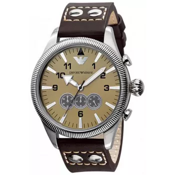 ARMANI AR5837 Cronógrafo de acero inoxidable de hombre 44mm