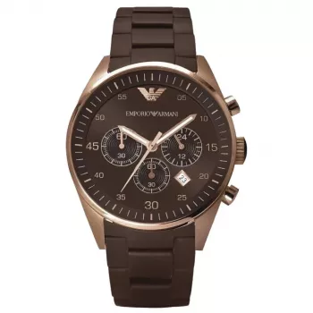 ARMANI AR5891 Reloj de cuarzo de hombre 38 mm Acero inoxidable